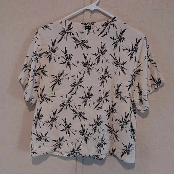 RVCA Farrell - Palm Print Shirt for Womensize L - Picture 3 of 4